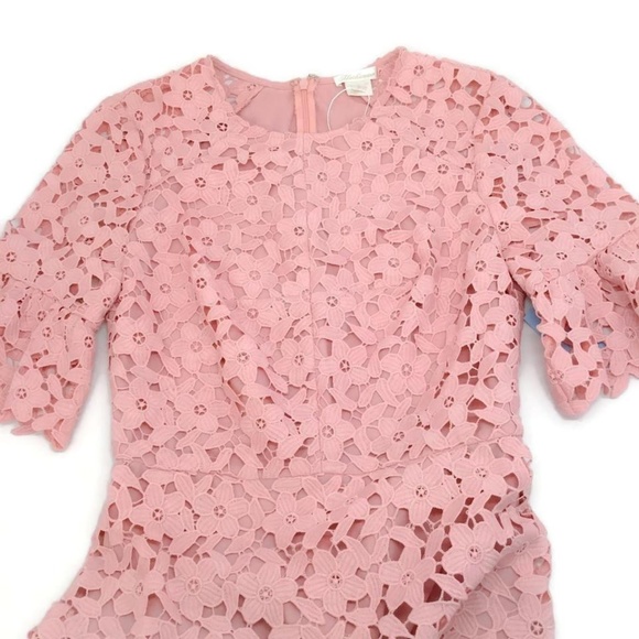 Shoshanna Pink Alberti Short-sleeve Sheath Dress - Picture 3 of 6